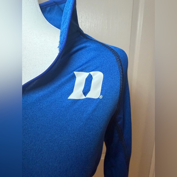 Duke University Blue Devils 1/4 Zip Pullover | Colosseum | Sz S NWT - Picture 5 of 8